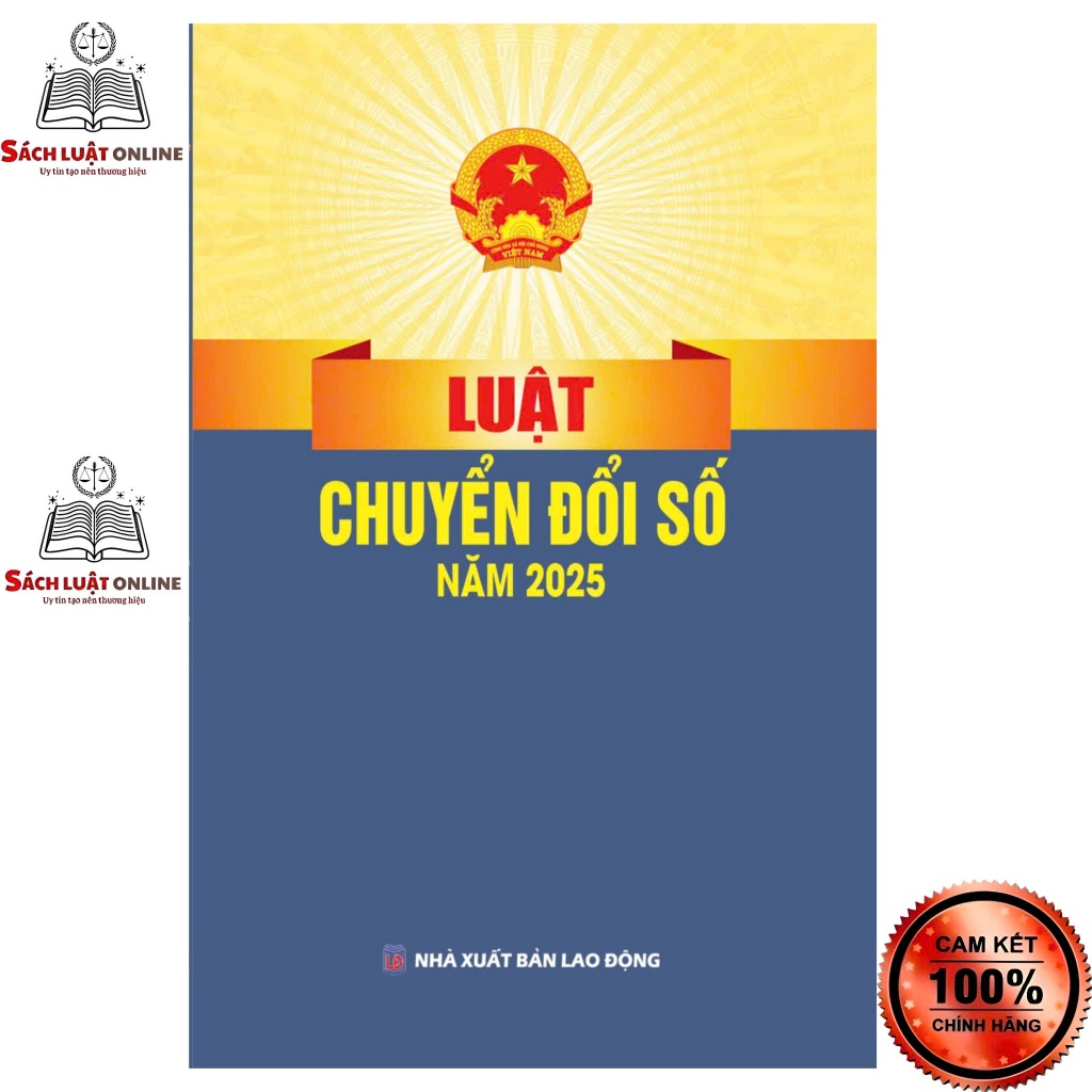 Sách - Luật chuyển đổi số năm 2025 (NXB Lao động)