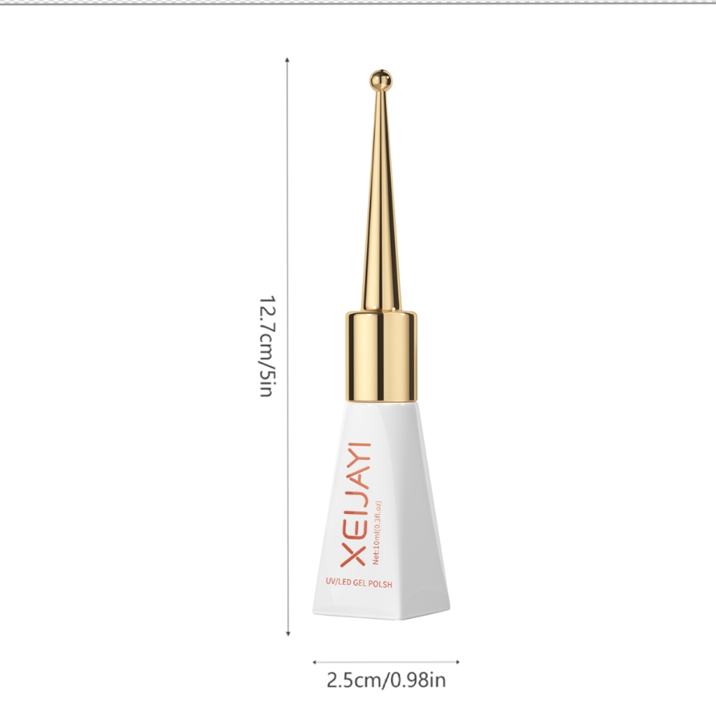 XEIJAYI 10ml - Sơn móng tay dạng gel màu xám xi măng cổ điển, bền màu và thích hợp sử dụng tại salon