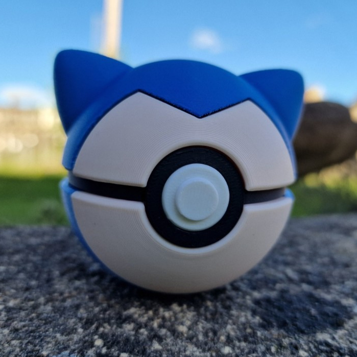 Mô Hình Pokéball in 3D Theo Phong Cách Pokémon
