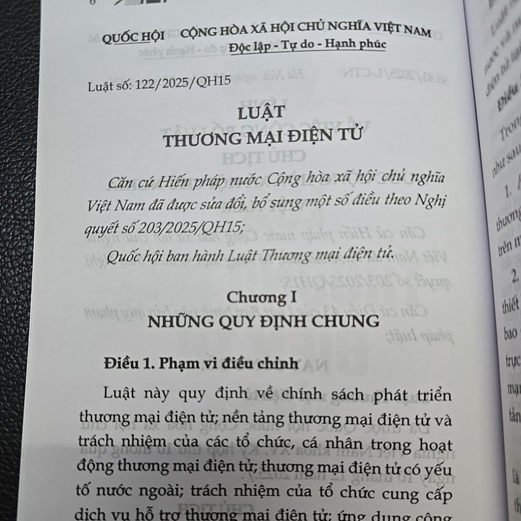Sách - Luật thương mại điện tử năm 2025 (NXB Lao động)