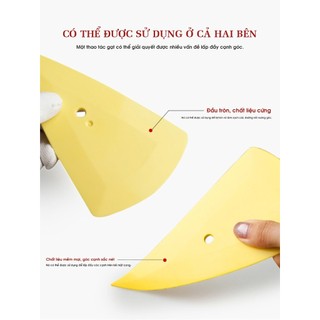 Gạt Nhựa hình giọt nước 2in1 Đa Năng, Loại Bỏ Bọt Khí Dụng Cụ Hỗ Trợ Gạt Keo,Dán Phim, Sơn