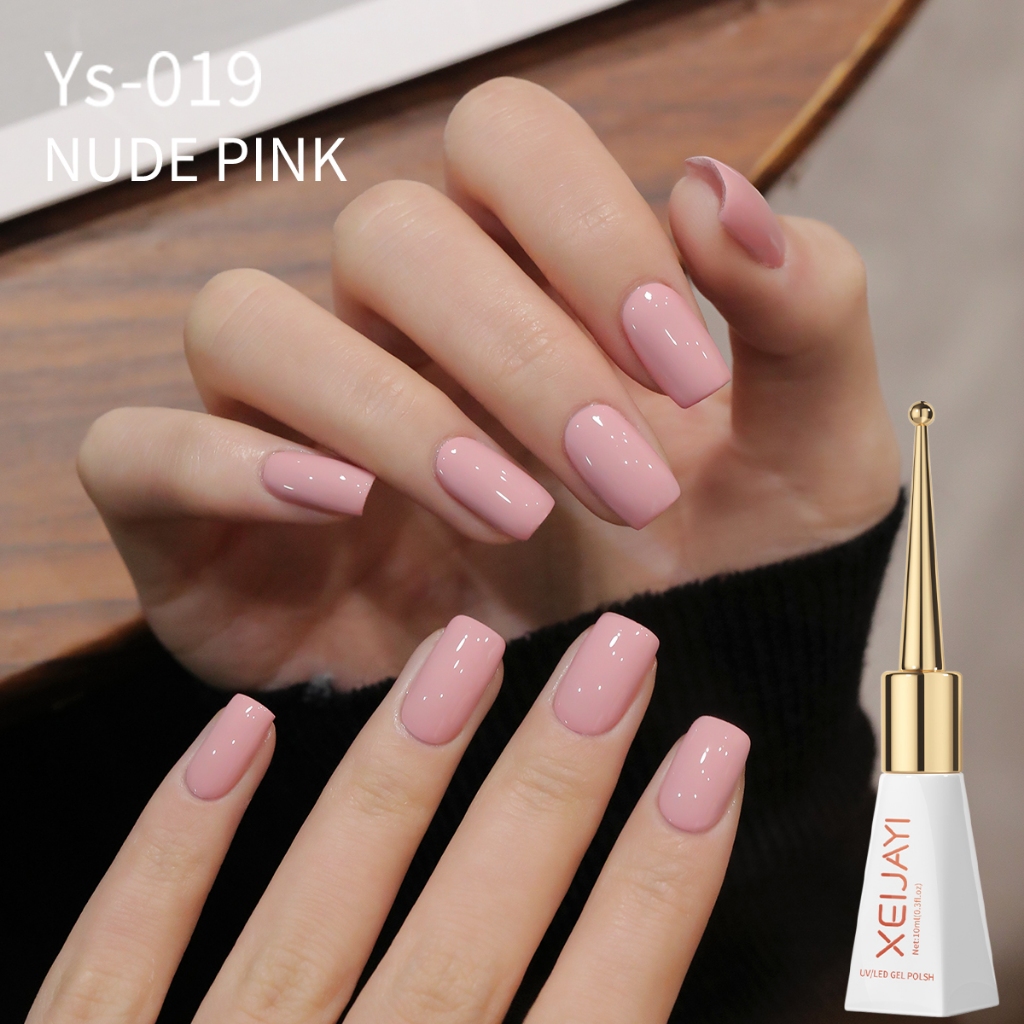 XEIJAYI 10ml - Sơn móng tay dạng gel màu hồng mới, chất lượng cao, thích hợp cho việc làm móng.