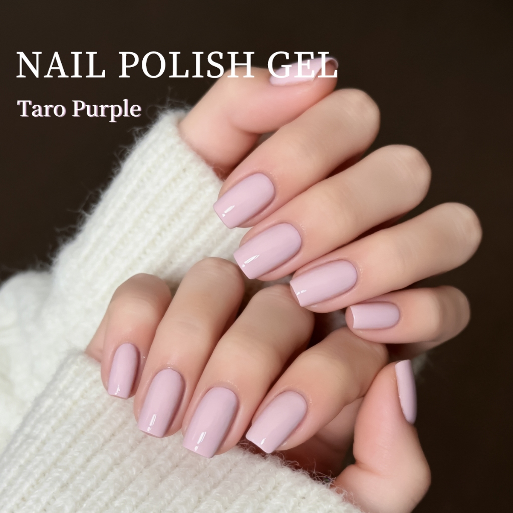 XEIJAYI 10ml - Sơn móng tay dạng gel màu tím khoai môn, độ bão hòa cao, thích hợp cho việc làm móng.