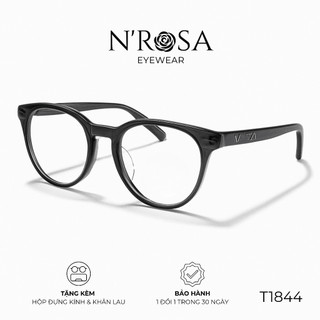 Gọng Kính Cận N’ROSA T1844 - Dáng Vuông Bo Góc Thời Trang, Nhựa Cao Cấp Siêu Nhẹ Nam Nữ (Unisex)