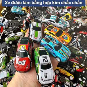 COMBO 50 XE Ô TÔ NHỎ KHÔNG KÈM THÙNG CHẤT LIỆU HỢP KIM, ĐA DẠNG MẪU XE, CHƠI CHẠY ĐÀ CÓT KÉO LÙI CHO BÉ