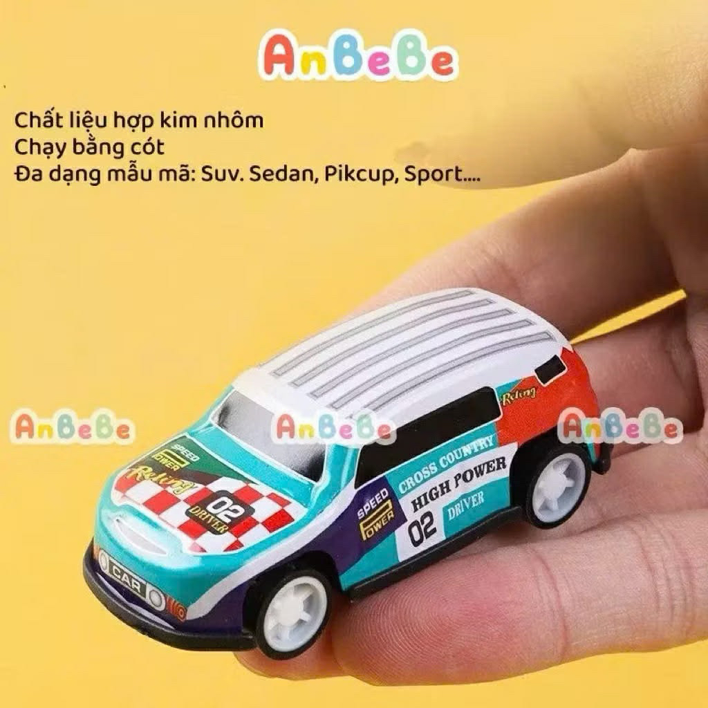 COMBO 50 XE Ô TÔ NHỎ KHÔNG KÈM THÙNG CHẤT LIỆU HỢP KIM, ĐA DẠNG MẪU XE, CHƠI CHẠY ĐÀ CÓT KÉO LÙI CHO BÉ