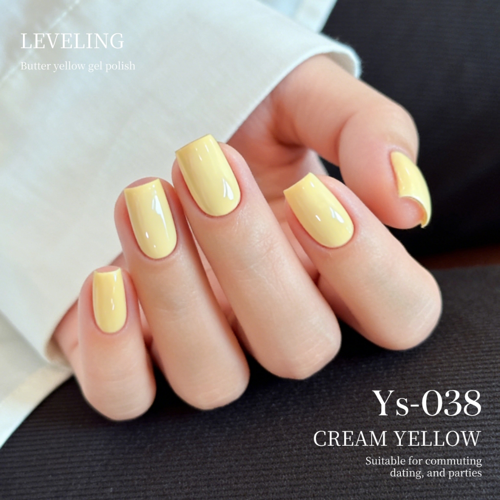 XEIJAYI 10ml - Sơn móng tay dạng gel màu vàng nhạt, màu sắc dễ thương và tươi tắn, hoàn hảo cho nghệ thuật vẽ móng.