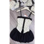 Set Áo Hai Dây Chấm Bi Kiểu Nữ Phối Cúp Ngực Xếp Li Tôn Vòng V1 Sexy Kèm Chân Váy Dáng Xoè