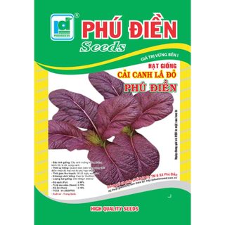 Hạt giống cải canh lá đỏ, kháng sâu bệnh tốt, sinh trưởng khoẻ - 20 gam