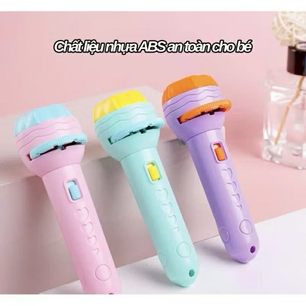 Đèn pin chiếu hình 80 nghộ nghĩnh 3d sắc nét cho bé