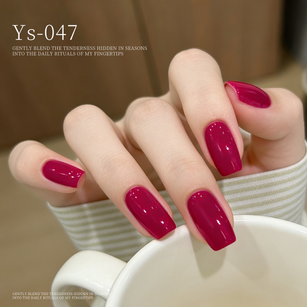 XEIJAYI 10ml – Sơn móng tay dạng gel màu đỏ mâm xôi, xu hướng mùa hè, thích hợp sử dụng tại salon làm móng.