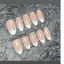 Nailbox [ Mã N46 ] Nàng Thơ French trắng đầu móng - Thiết Kế Thủ Công Sang Trọng