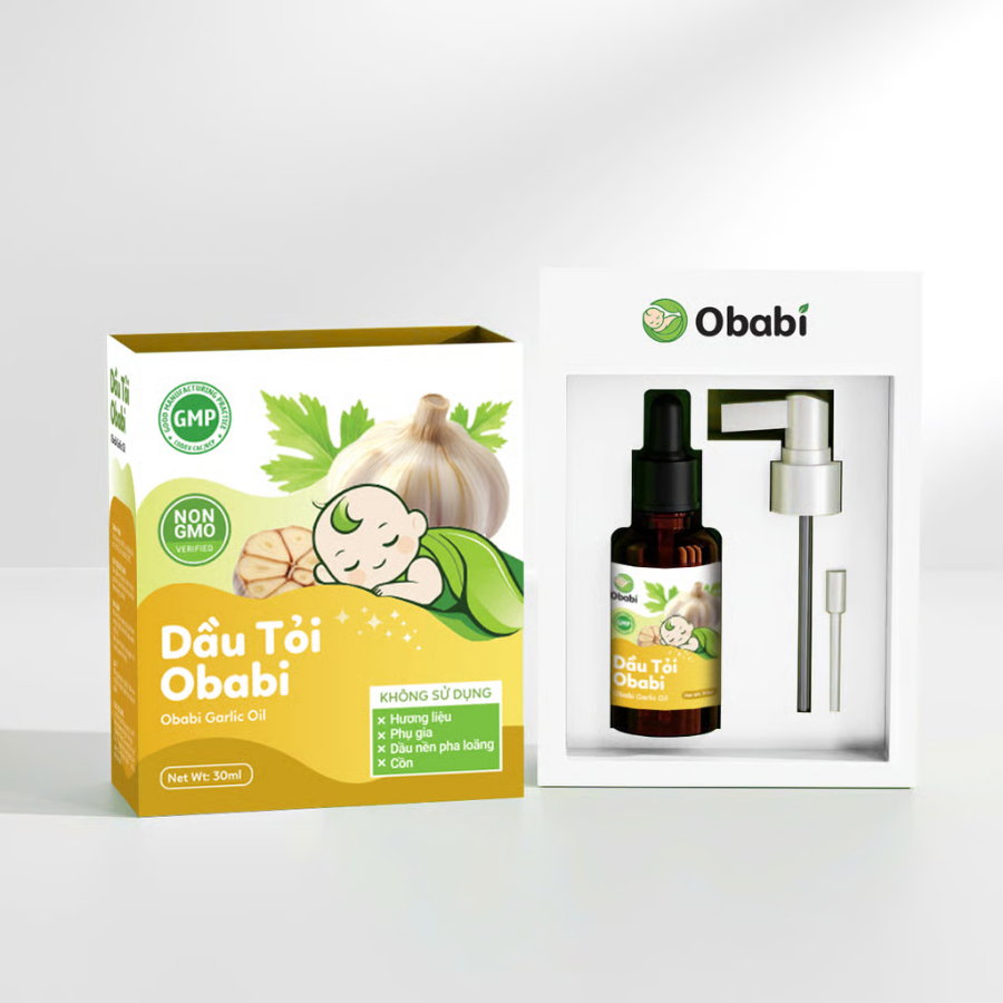 Dầu tỏi lên men mật dừa hữu cơ OBABI – Dịu êm, tự nhiên, dành cho bé và cả gia đình - FamilyCare Store