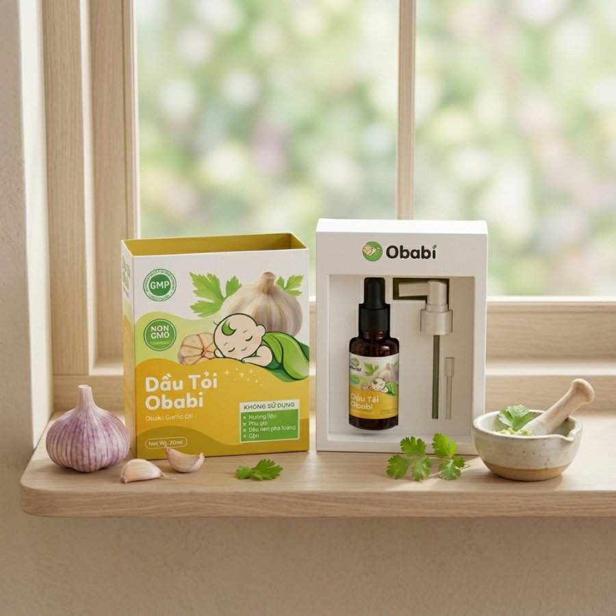 Dầu tỏi lên men mật dừa hữu cơ OBABI – Dịu êm, tự nhiên, dành cho bé và cả gia đình - FamilyCare Store