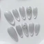 Nailbox [ Mã T16 ] Mắt Mèo Hồng & Xám Đính Nơ Đơn Giản Nhẹ Nhàng - Thiết Kế Thủ Công