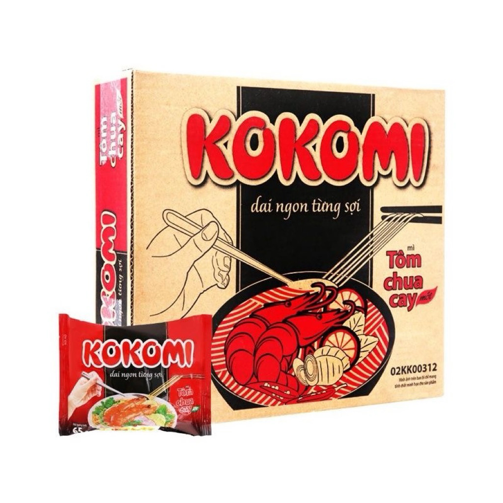 1 thùng KOKOMI 30 gói 65gr/75gr/90gr