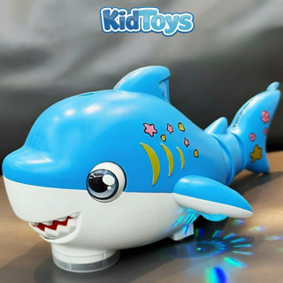 Đồ chơi cá mập thổi bóng KidToys có nhạc đèn LED – đồ chơi vận động thú vị cho bé