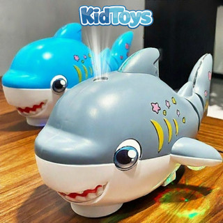 Đồ chơi cá mập thổi bóng KidToys có nhạc đèn LED – đồ chơi vận động thú vị cho bé