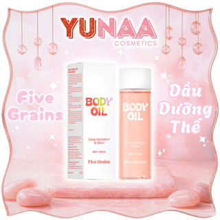 [Y375] Dầu Dưỡng Thể FIVE GRAINS - Body Oil Dưỡng Ẩm, Tăng cường dưỡng sáng da 100ml