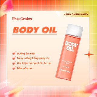 [Y375] Dầu Dưỡng Thể FIVE GRAINS - Body Oil Dưỡng Ẩm, Tăng cường dưỡng sáng da 100ml