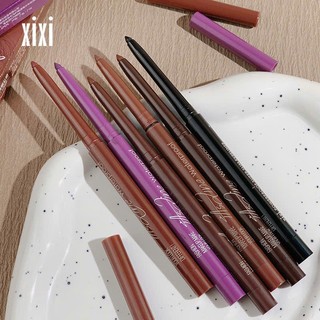 Xixi Bút kẻ mắt đầy màu sắc Bút kẻ mắt siêu mỏng lâu trôi Bút chì chống thấm mồ hôi lâu trôi D217