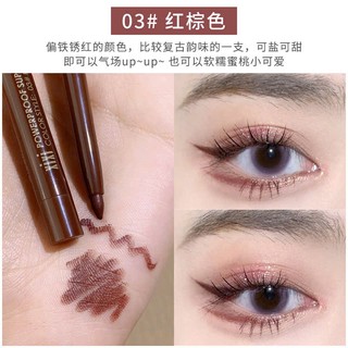 Xixi Bút kẻ mắt đầy màu sắc Bút kẻ mắt siêu mỏng lâu trôi Bút chì chống thấm mồ hôi lâu trôi D217