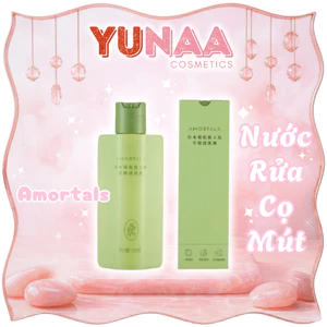 Nước Giặt Rửa Cọ Mút Trang Điểm AMORTALS - Làm Sạch Nhanh, Dịu Nhẹ, Khử Khuẩn Hiệu Quả Cho Dụng Cụ Makeup