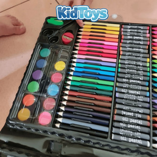 Hộp màu 150 chi tiết HD365 KidToys – bộ tập tô siêu to cho bé