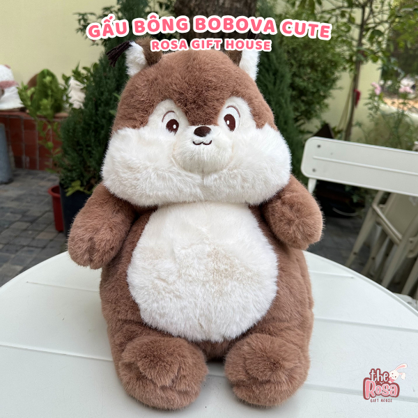 Gấu Bông Sóc Nâu 40cm Cao Cấp Chính Hãng – Mềm Mịn, Dễ Thương, Quà Tặng Hoàn Hảo