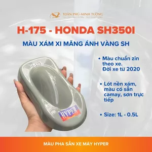 Sơn xe máy HYPER màu xám xi măng Honda SH 350I 1K (Code: H-175) - 1 Lít
