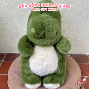 Gấu Bông Khủng Long Xanh Lá 40cm Cao Cấp Chính Hãng – Mềm Mịn, Dễ Thương, Quà Tặng Hot Trend