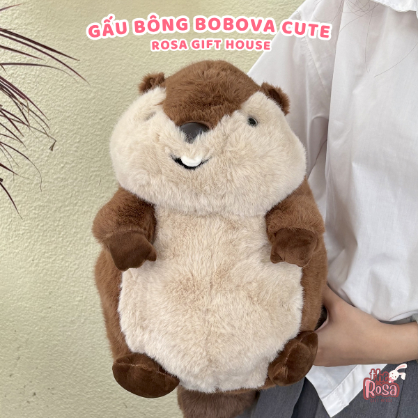 Gấu Bông Chuột Hamster 40cm Cao Cấp Chính Hãng – Ngộ Nghĩnh, Mềm Mịn, Quà Tặng Dễ Thương