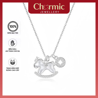 Dây chuyền nữ kỳ lân Chormic Jewellery, vòng cổ năm Ngọ Mã đáo thành công CM084