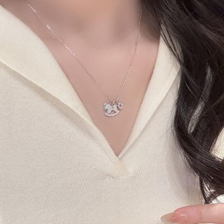 Dây chuyền nữ kỳ lân Chormic Jewellery, vòng cổ năm Ngọ Mã đáo thành công CM084