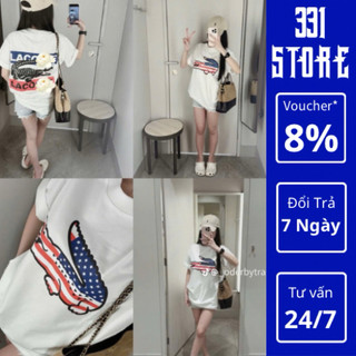 Áo Phông Cá Sấu Mỹ Mới Hottrend Hoạ Tiết In 5D chuyển Nhiệt Chất Liệu Cotton 2C BP22