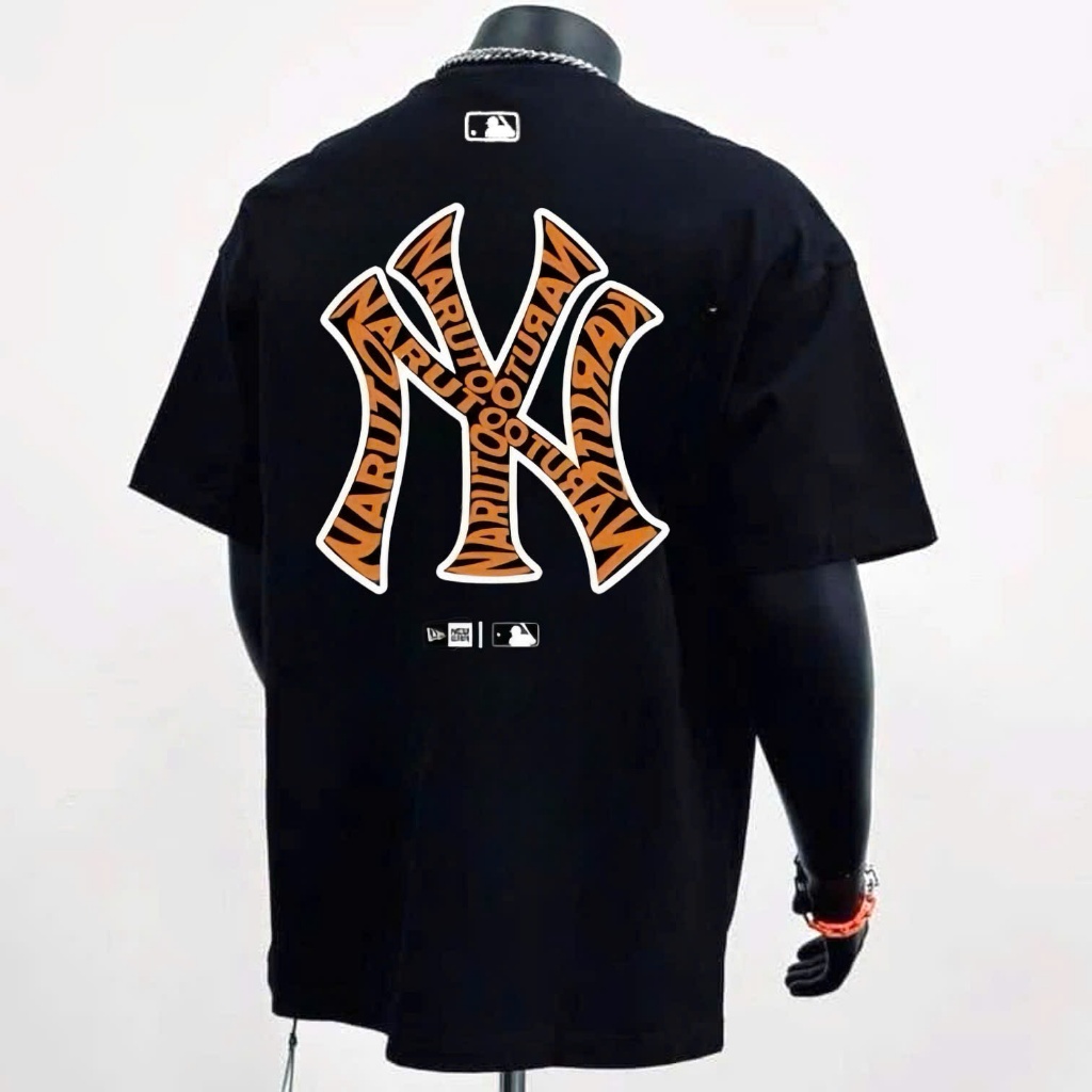 Áo phông MLB  KOREA nam nữ cao cấp, 100% cotton co giãn 2 chiều , định lượng 250gms,NY VẰN CAM