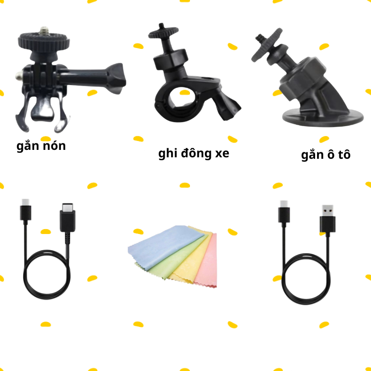 (HCM HT) Set 6 cammera phụ kiện