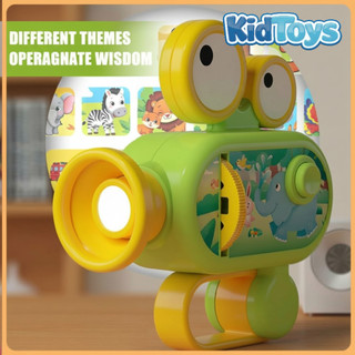 Đồ chơi đèn pin chiếu hình 3D KidToys tặng 96 hình – đèn chiếu động vật cho bé