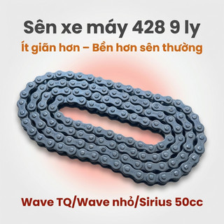 Nhông Sên Dĩa Giá Rẻ: Dĩa đen - Sên đen - 428 9 ly (14T-36T-106L) – Wave TQ/Wave nhỏ/ Sirius 50cc
