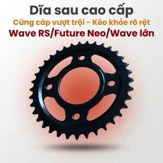 Nhông Sên Dĩa Giá Rẻ: Dĩa Đen + Sên Đen 428 9 Ly (14T-36T-106L) – Wave RS / Future Neo / Wave Lớn
