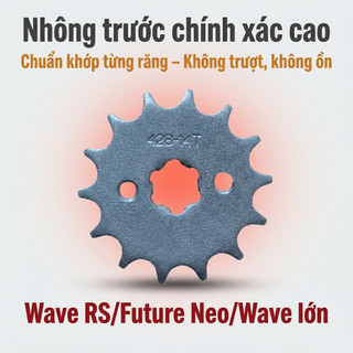 Nhông Sên Dĩa Giá Rẻ: Dĩa Đen + Sên Đen 428 9 Ly (14T-36T-106L) – Wave RS / Future Neo / Wave Lớn