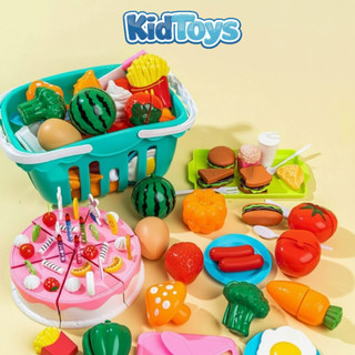 Bộ đồ chơi cắt trái cây 30 chi tiết KidToys – đồ chơi nhà bếp hoa quả nhựa cao cấp