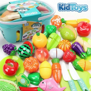 Bộ đồ chơi cắt trái cây 30 chi tiết KidToys – đồ chơi nhà bếp hoa quả nhựa cao cấp