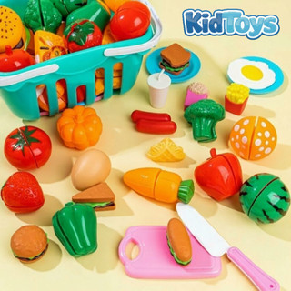 Bộ đồ chơi cắt trái cây 30 chi tiết KidToys – đồ chơi nhà bếp hoa quả nhựa cao cấp