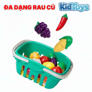 Bộ đồ chơi cắt trái cây 30 chi tiết KidToys – đồ chơi nhà bếp hoa quả nhựa cao cấp