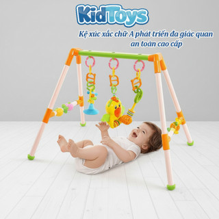 Kệ xúc xắc chữ A KidToys – đồ chơi treo đa giác quan nhựa an toàn cho bé
