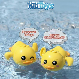 Set 5 đồ chơi tắm rùa cua cá vịt ếch KidToys – đồ chơi nhà tắm cho bé