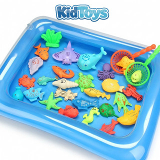 Bộ Đồ Chơi Câu Cá Nam Châm KidToys 42 Chi Tiết - Giải Trí Bé Yêu, Khám Phá Thế Giới Cá