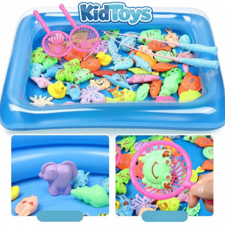Bộ Đồ Chơi Câu Cá Nam Châm KidToys 42 Chi Tiết - Giải Trí Bé Yêu, Khám Phá Thế Giới Cá