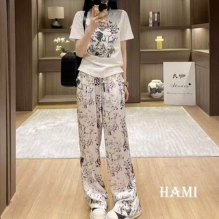QCL1 Tổng hợp quần suông lụa hình hoạ tiết siêu đẹp,sang chảnh và ko bao giờ hết hot